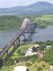 The Bridge of the Americas, at the Pacific entrance to the Panama Canal