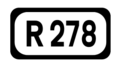 File:R278 Regional Route Shield Ireland.png