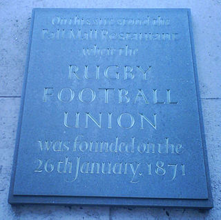 Plaque marking the foundation location of the RFU