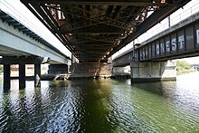 Railway Bridges and Maribyrnong River – Footscray 2020