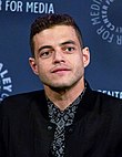 2015 yılında Paley Center for Media'da Rami Malek'in fotoğrafı.