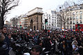 Rassemblement républicain le 11 janvier 2015 à Paris