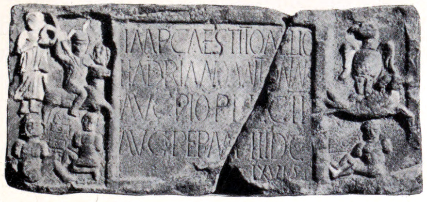 RIB 2193. Distance Slab of the Second Legion[5] George MacDonald calls in no. 6 in the 2nd edition of his book The Roman Wall in Scotland.[6] He says it was found near the farm at Summerston on the banks of the Kelvin. It has been scanned and a video produced.[7]