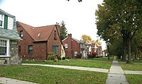 Streetscape on Glastonbury Ave.