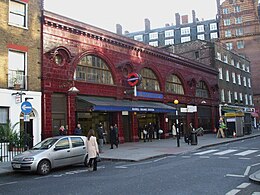 Russell Square stn building.JPG