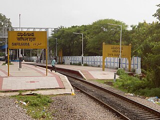 <span class="mw-page-title-main">Safilguda railway station</span> Railway station in India