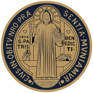 File:Saint Benedict Medal icon.svg