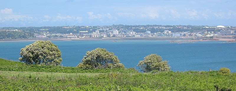 File:Saint Helier from Noirmont Jersey.jpg