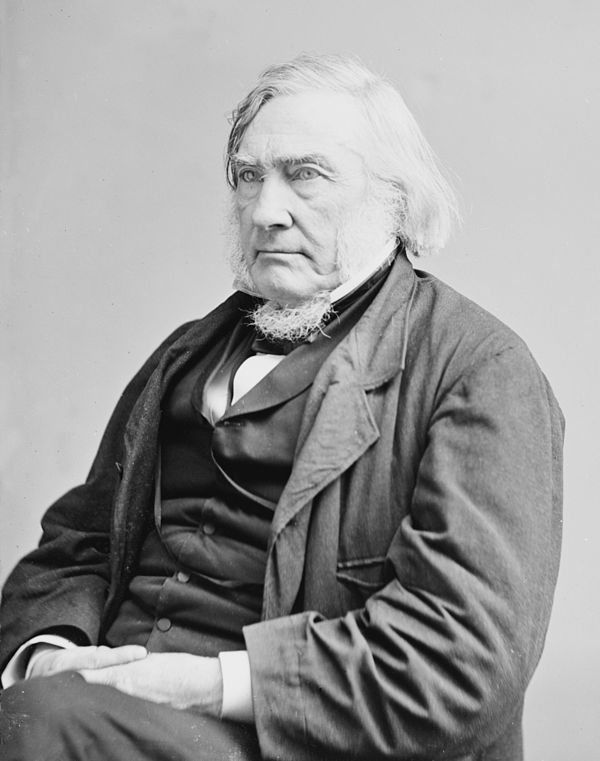 Samuel Nelson, by Mathew Brady, c. 1855-65