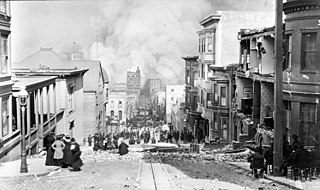 <i>Looking Down Sacramento Street, San Francisco, April 18, 1906</i>