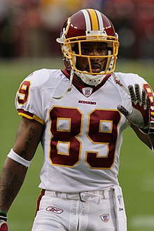 Santana Moss pentru Redskins în 2006.