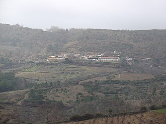 Tinta Carvalha is widely planted in the Valpacos region of the Tras-os-Montes e Alto Douro Province of northeast Portugal. Santiago.JPG