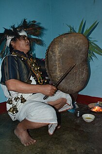 Magars of Western Nepal have been practicing shamanism during their kul pooja. Shamanism in Nepal.JPG