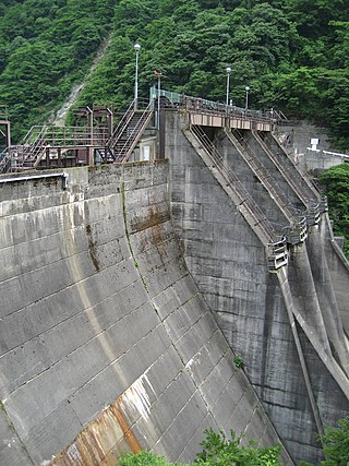 <span class="mw-page-title-main">Shin'inotani Dam</span> Dam in Gifu, Japan.