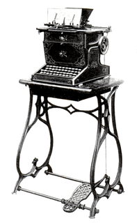 <span class="mw-page-title-main">Sholes and Glidden typewriter</span> First commercially successful typewriter