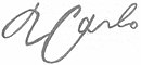Signature de Carlo Gesualdo