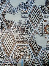 Roman mosaic found at Calleva Atrebatum (Silchester)