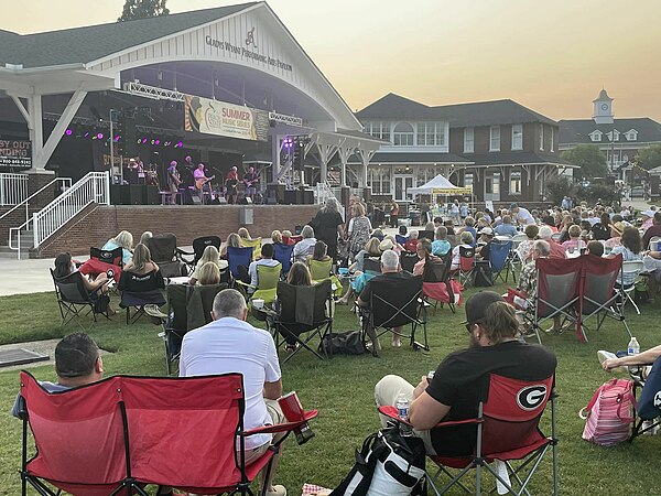 Smithgall Arts Center complex, including the Gladys Wyant Performing Arts Pavilion