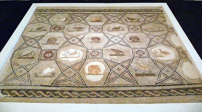 File:Sousse mosaic with birds and satyrs.JPG