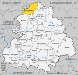 Kaart van Spiegelberg