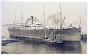 SS Mount Temple aground in Canada before the war. Ss mount temple.jpg