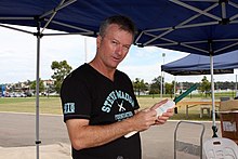 Steve Waugh. Former Australian Cricket Captain - captained the side to success in the 2001 Ashes Series Steve Waugh (6528555029).jpg