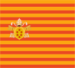 Striped flag of Pope Clemens VII.svg