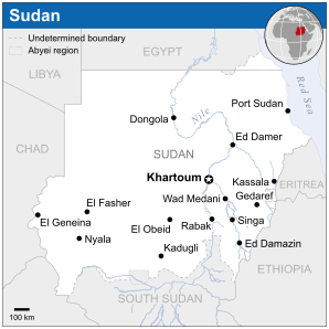 Sudan - Location Map (2011) - SDN - UNOCHA.svg