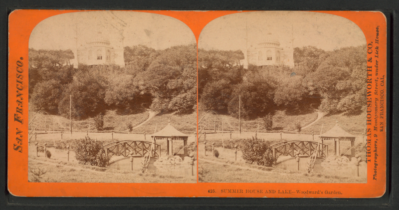 File:Summer House and Lake, Woodward's Garden, from Robert N. Dennis collection of stereoscopic views 2.png