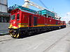 TFR Class 21E no. 21-001 in Durban Docks upon arrival from China in December 2014