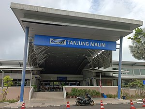 Tanjung Malim KTM Station main entrance (220712).jpg