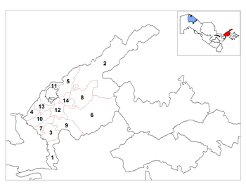 Districts of Tashkent Tashkent districts.png