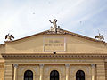 Teatro "Mercadante", facciata (particolare).