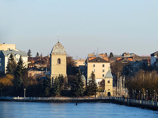 Ternopil lake church