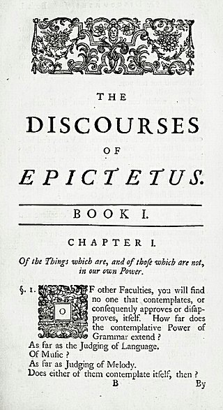 <i>Discourses of Epictetus</i> Informal lectures by Stoic philosopher Epictetus