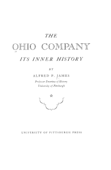 The Ohio Company, seine innere Geschichte title page.gif