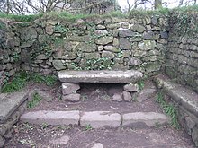 The altar stone in the chapel The altar stone in Madron Chapel - geograph.org.uk - 1185878.jpg