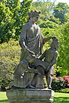 West Princes Street Gardens, Statuary Group (The Genius of Architecture Crowning the Theory and Practice of Art)