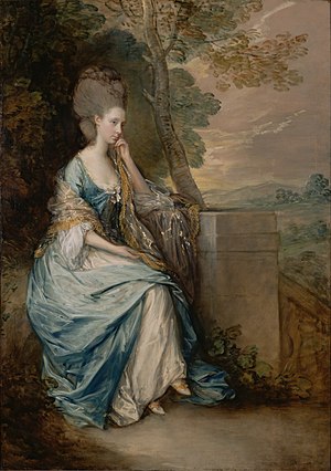 Thomas Gainsborough (İngilizce - Portrait of Anne, Countess of Chesterfield - Google Art Project.jpg