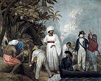 William Bly supervisa la replantación de árboles de pan de Tahití