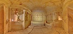 The interior of the Sveshtari tomb