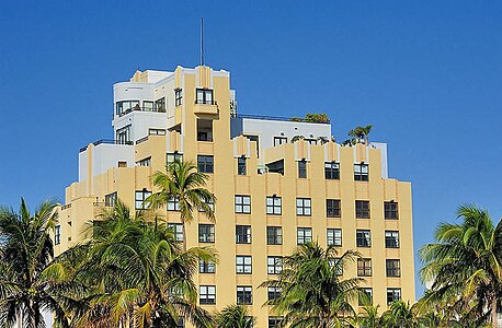 The Tides Hotel on Ocean Drive, Miami (1933)