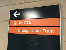 To CTA Orange Line Train sign (37951673231).jpg