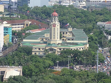 The mayor of Manila holds office at the Manila City Hall.