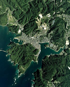 AerialView of central Tosashimizu City