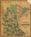Township and railroad map of Minnesota published for the Legislative Manual, 1874. LOC 98688501.tif