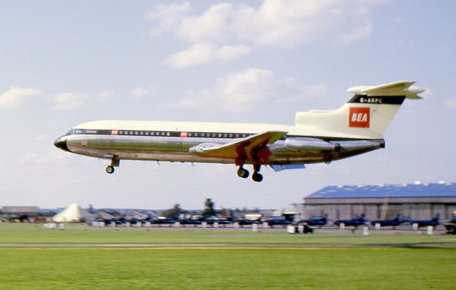 英国欧州航空のトライデント 1C, 1962年