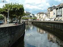La rivière Corrèze à Tulle.