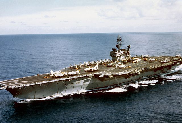 Constellation underway off Vietnam, 1971–1972