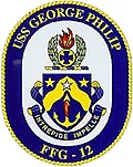 Военный корабль США Джордж Филип (FFG-12) crest.jpg